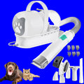 Ariseva 7-in-1 Pet Grooming Multifunctional Vacuum for Trimming/Combing/Shearing/Cleaning/Suction 1L Dust Cup capacity