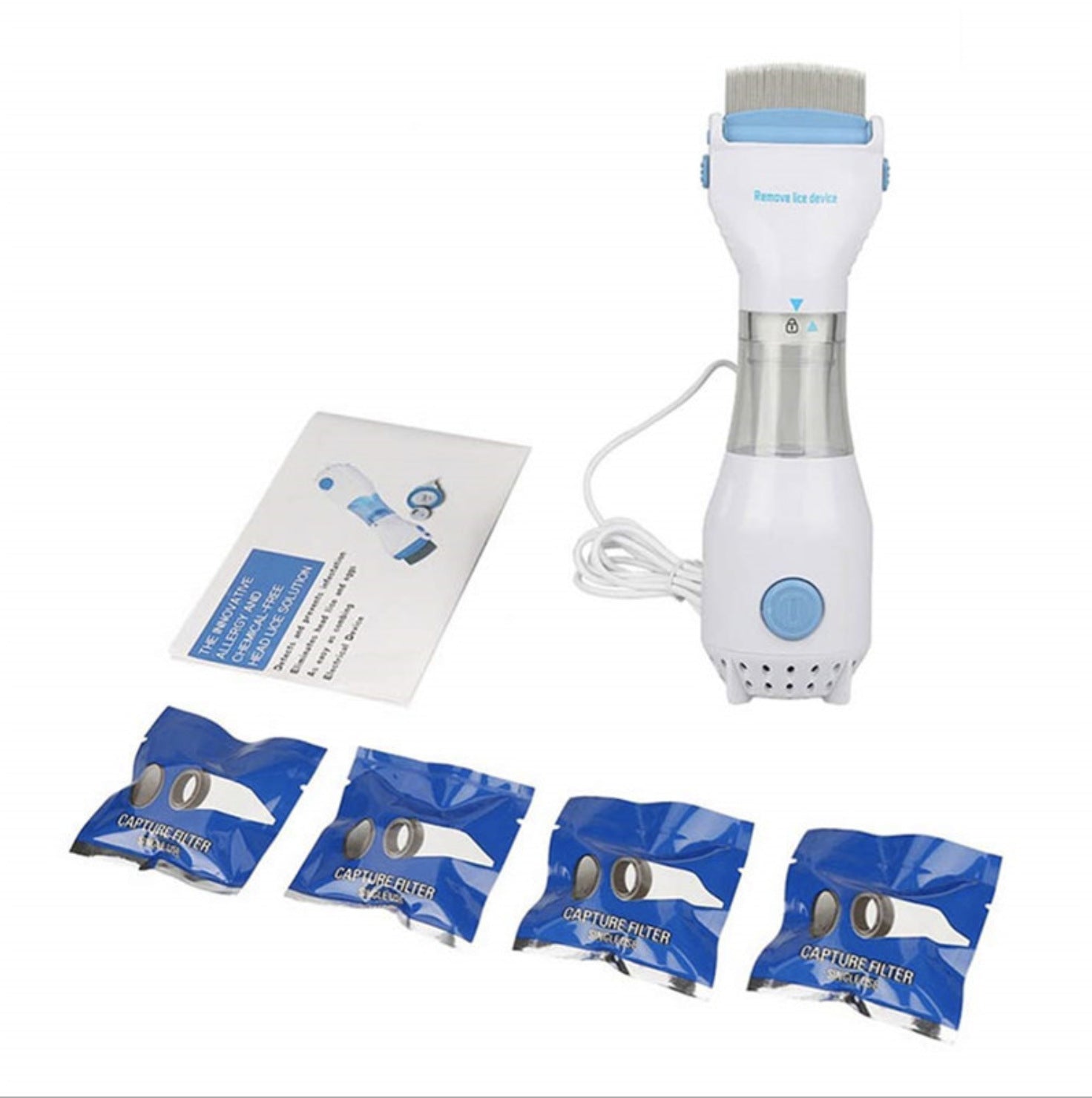 Pet Comb Flea Comb Electric Lice Removal To Remove Lice Eggs Dog Physical Cleaning Tool Pet Lice Catcher