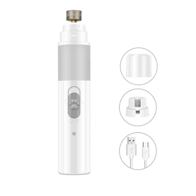 Ariseva Rechargeable Pet Nail Clipper Grinder