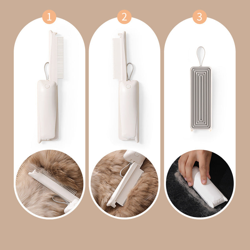 Cat Groomer Pet Row Comb Hair Removal Needle Comb To Floating Hair Open Knot Artifact Cat Hair Dog Hair Scraper
