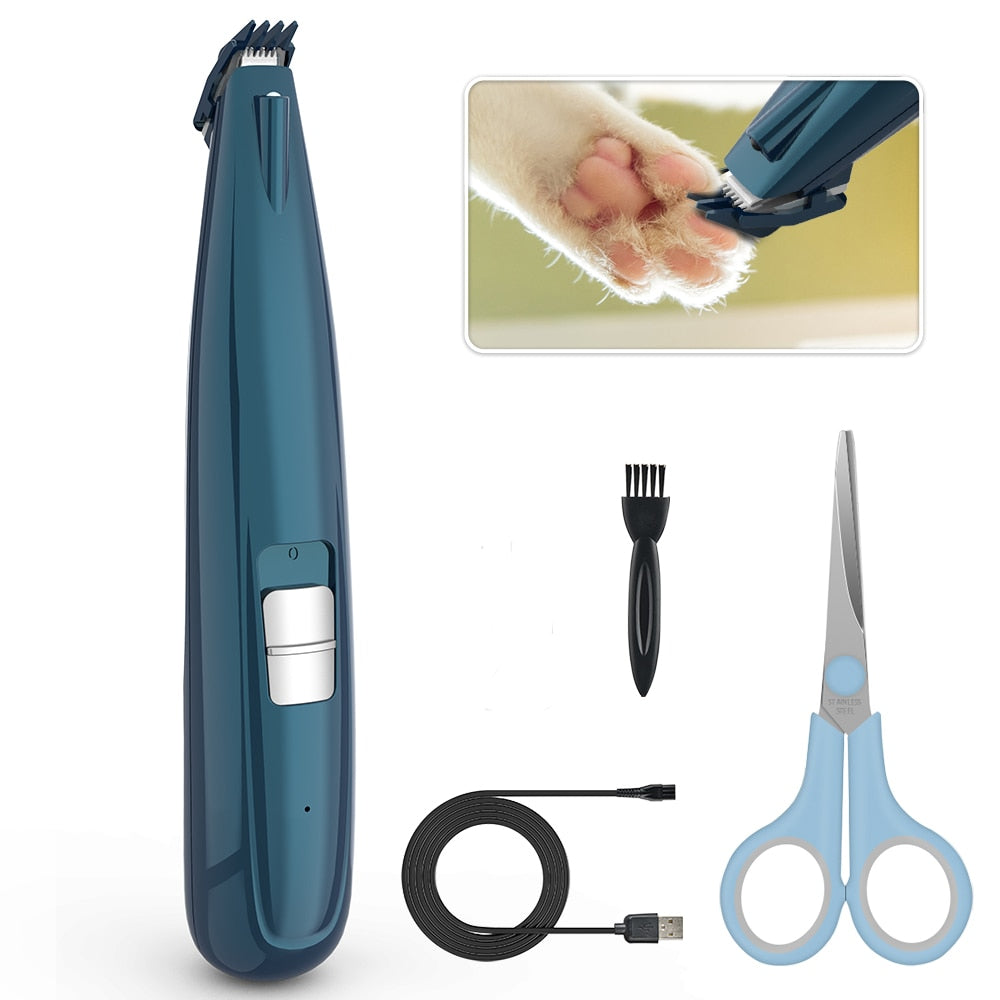 Dog Grooming Clippers Cordless Cat Puppy Clipper Low Noise Electric Pet Trimmer for Trimming The Hair Around Paws Ears