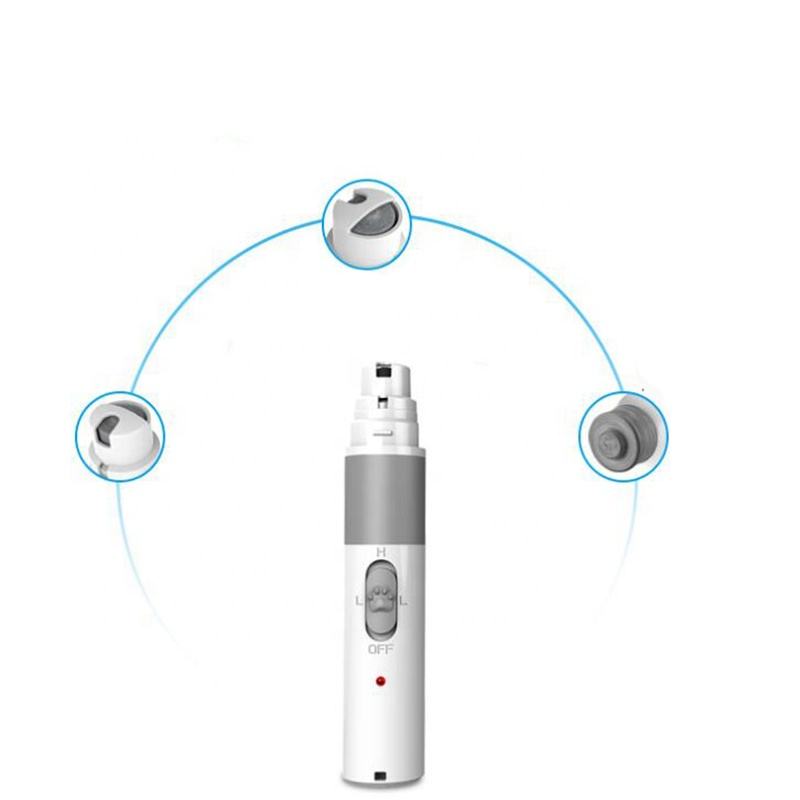 Ariseva Rechargeable Pet Nail Clipper Grinder