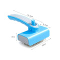 Dog Self Cleaning Needle Comb Professional Automatic Pet Grooming Brush Multi-purpose Puppy Cat Hair Removal Beauty Massage Tool