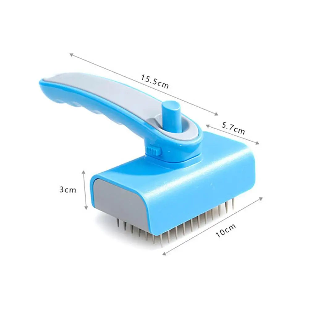 Dog Self Cleaning Needle Comb Professional Automatic Pet Grooming Brush Multi-purpose Puppy Cat Hair Removal Beauty Massage Tool